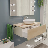 Waschtischunterschrank mit Schublade nach Maß - Achat A