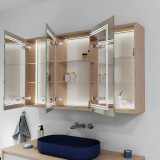 Beleuchteter Spiegelschrank nach Maß - Duplex