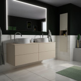 Großer Bad Unterschrank nach Maß für Aufsatzbecken - Topax B